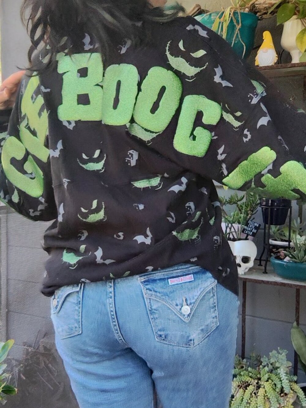 Disney Oogie Boogie Spirit Jersey Halloween Pullover M